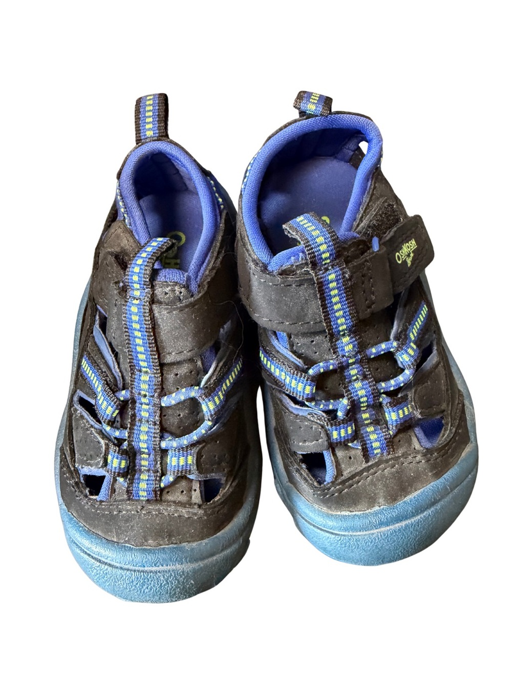 OshKosh B'gosh Black and Blue Kids Water Shoes
